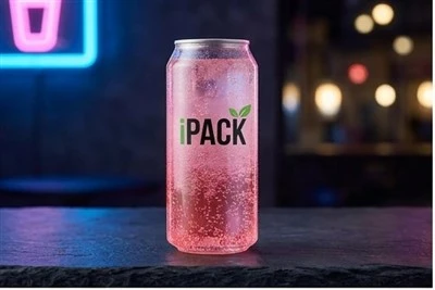 Botellas de plástico recicladas de 330 ml.